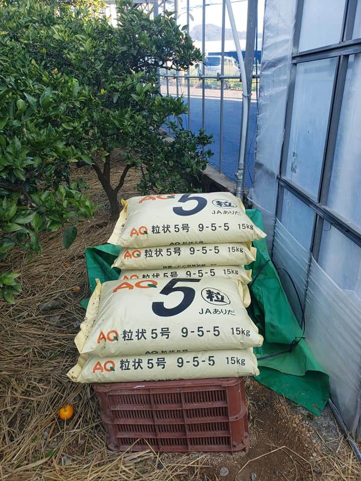 お礼肥(秋肥)